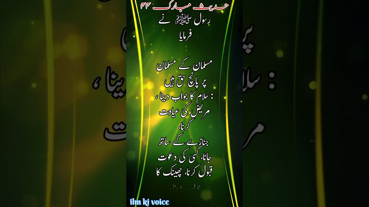 sahih bukhari hadees no 44 ilm ki voice #ilm #sahihbukhari2697 #bukharihadees