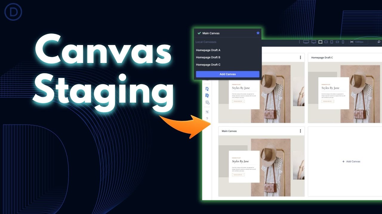 How To Stage Website Changes With Canvases In Divi 5