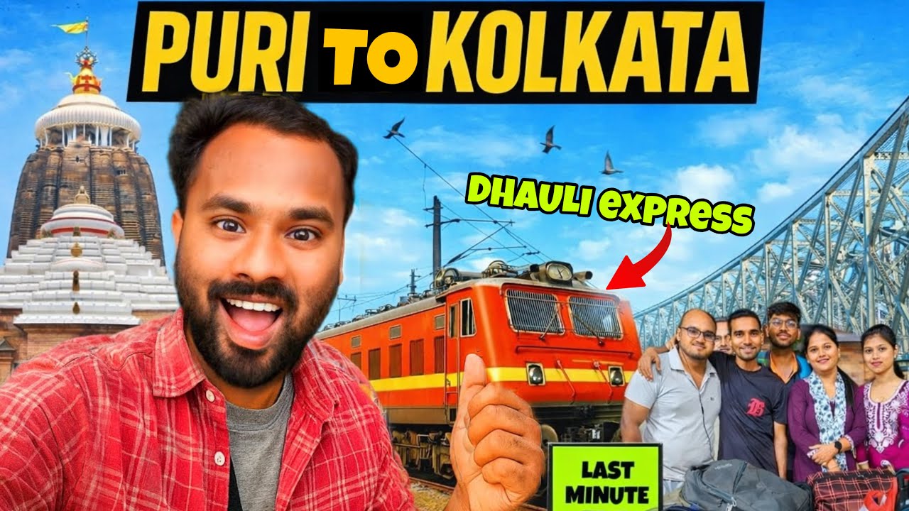Puri to Kolkata Dhauli Express Train Journey 🚆 | Puri Dhauli Express 2S Seating Experience | Vlog