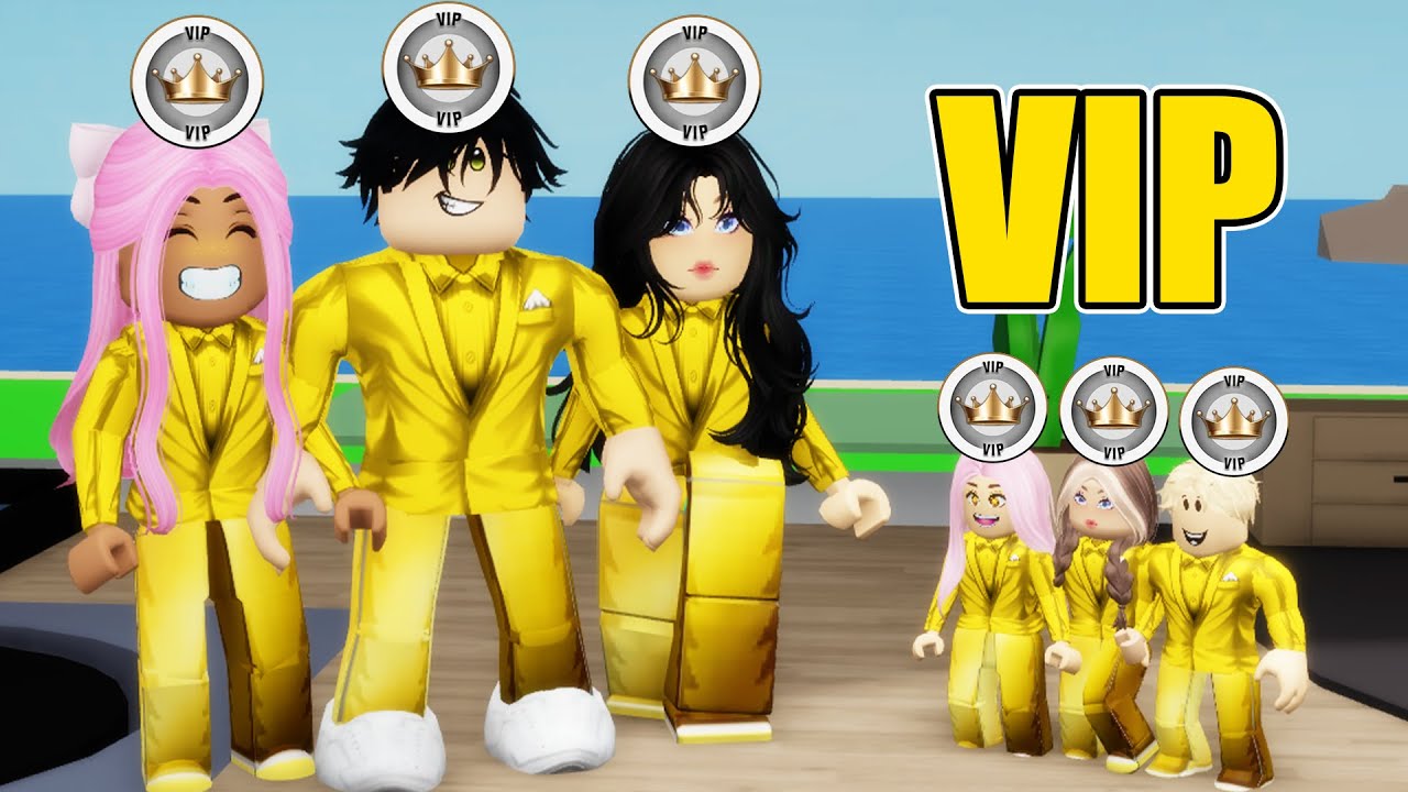 ON A CRÉE UNE FAMILLE VIP SUR BROOKHAVEN ROBLOX !