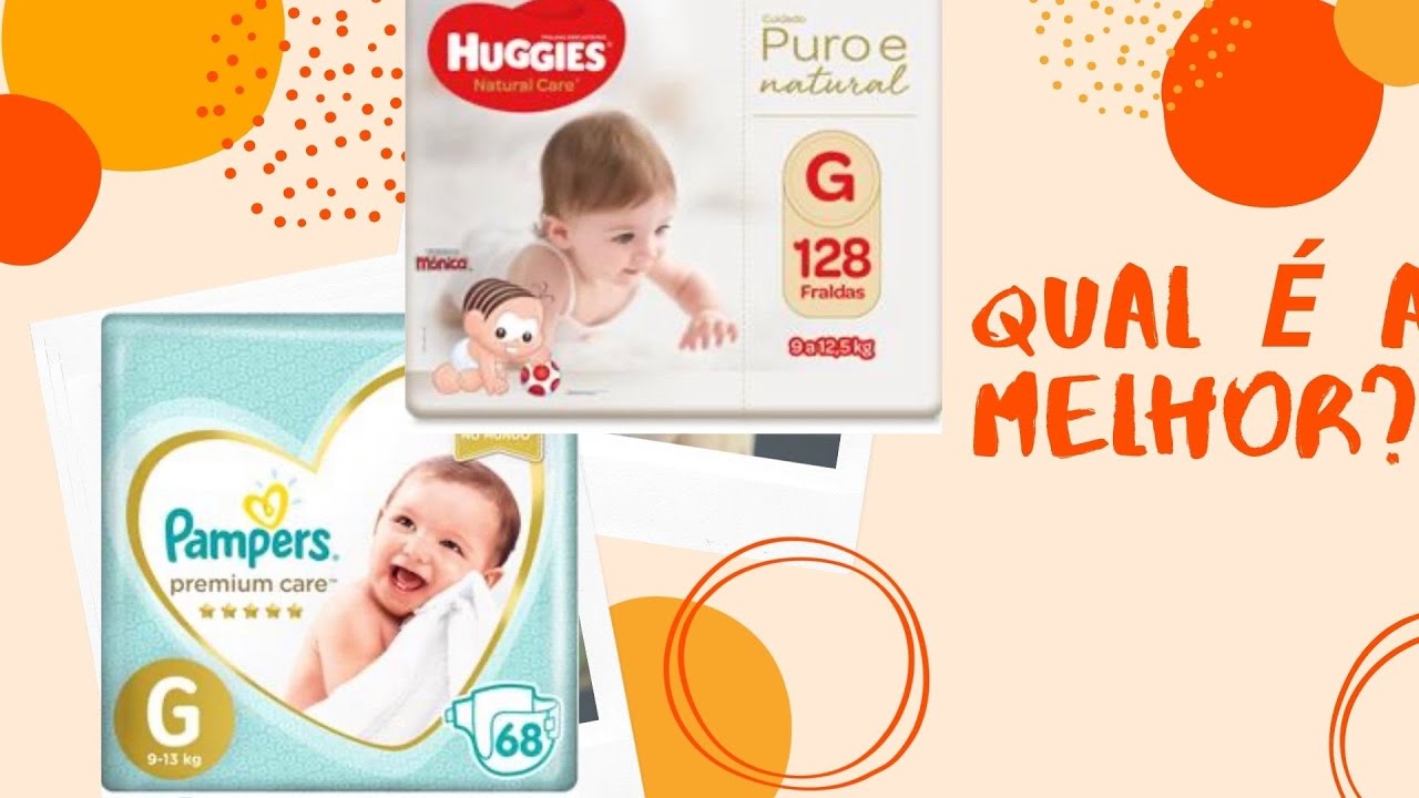 BATALHA DE FRALDAS: PAMPERS PREMIUM CARE x HUGGIES NATURAL CARE