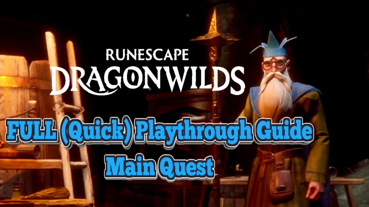 Runescape Dragonwilds EASY to follow Main Quest Guide