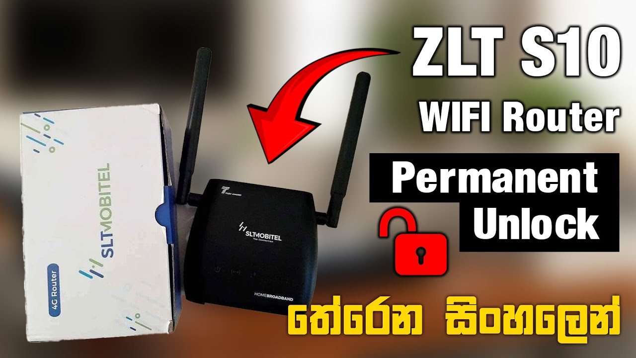 ZLT S10 router unlock permanently |  Router Unlock Sinhala ( Explained ) | Web Advisor