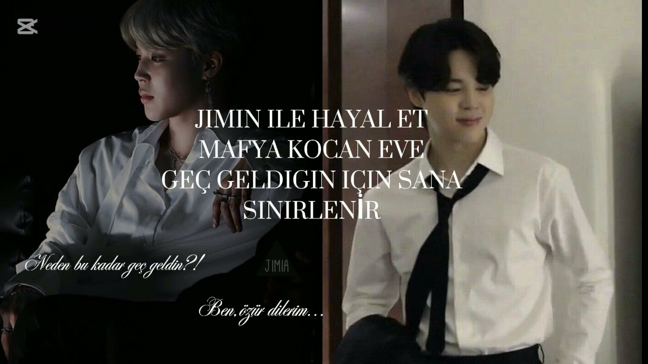 Park Jimin ile hayal et Mafya kocan eve geç geldiğin için sana sinirlenir(one shot)