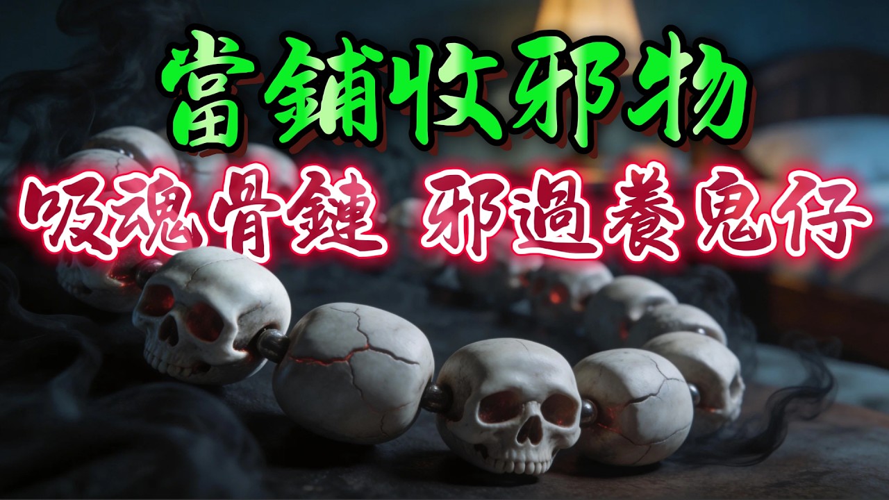 【奇聞】|  邪物當鋪（第二部）:當鋪專收邪物！吸魂骨鏈，邪過養鬼仔！最毒枕邊人，將未婚妻變活死人！貪小便宜收古錢邪物，從此食乜嘔乜——照鏡先知，成口生滿尖牙！#奇闻异事