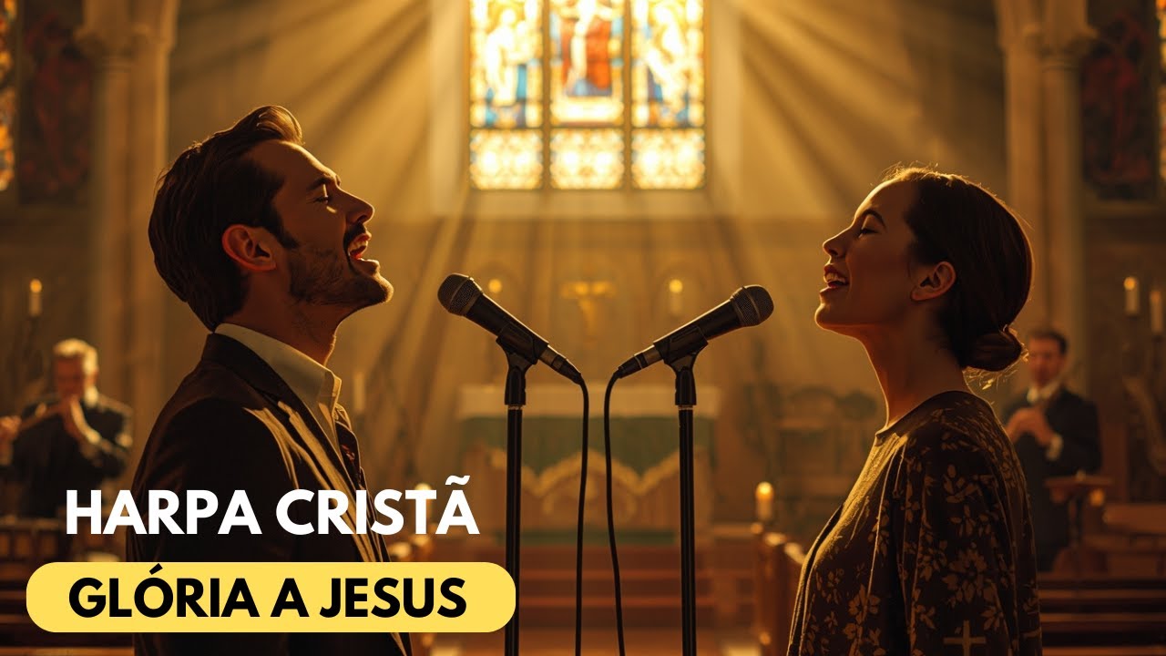 GLÓRIA A JESUS - HINO DA HARPA CRISTÃ Nº 23 - HARPA CRISTÃ ETERNA