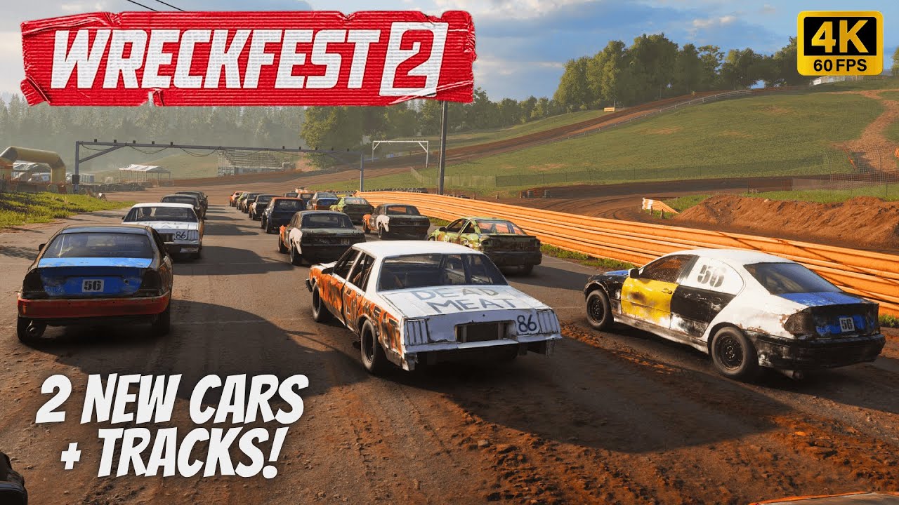 THIS NEW TRACK IS EPIC!!! Wreckfest 2 content update, new cars new tracks!
