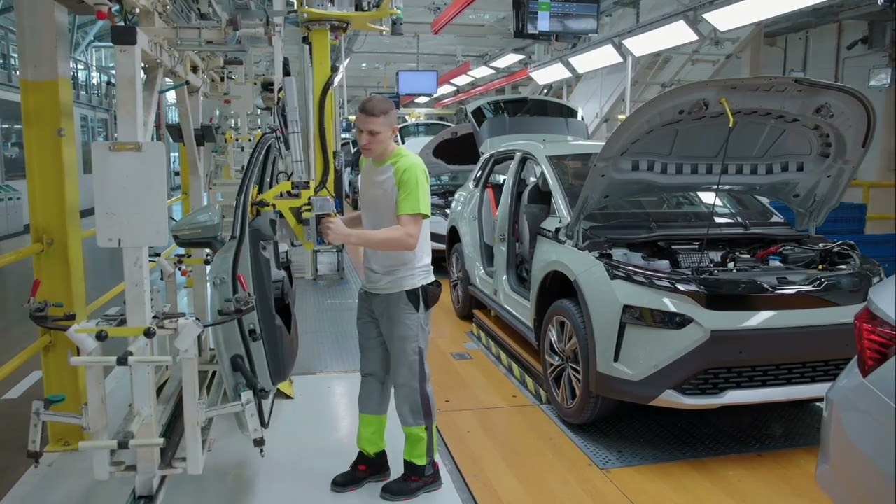 &Scaron;koda Elroq - production footage