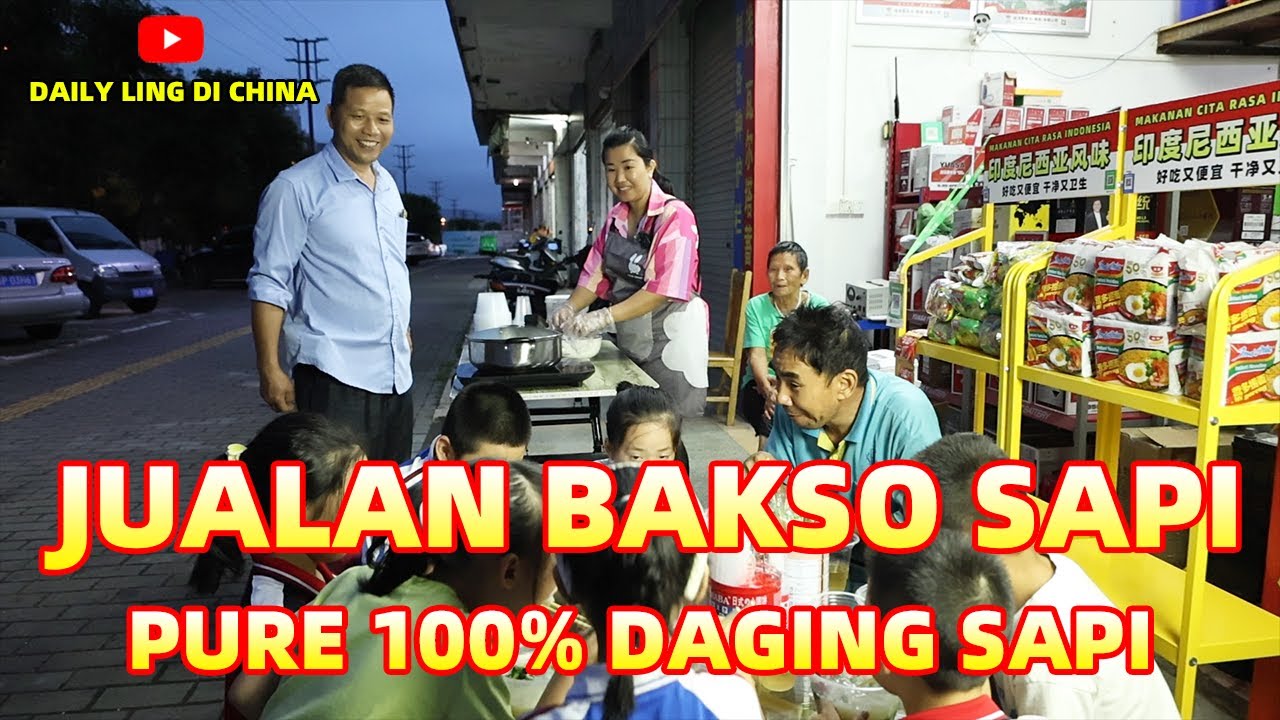 JUALAN BAKSO SAPI , LARIS MANIS , WANGI NYA SAMPAI MAMA GAK RELA JUAL , MAU DIMAKAN SENDIRI KATANYA