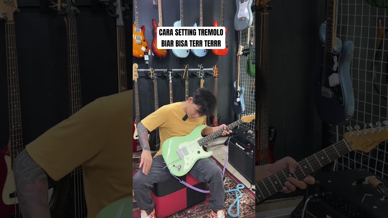 Cara setting tremolo gitar