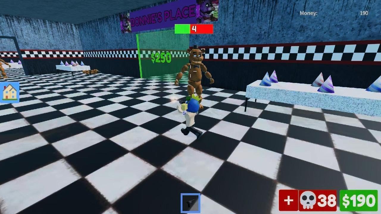 ROBLOX Gun VS five nights at Freddy's