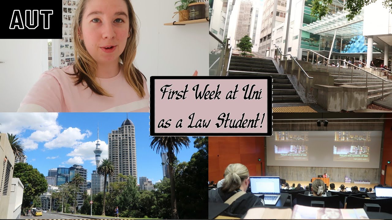 My First Week Ever at University! AUT Law Student VLOG!