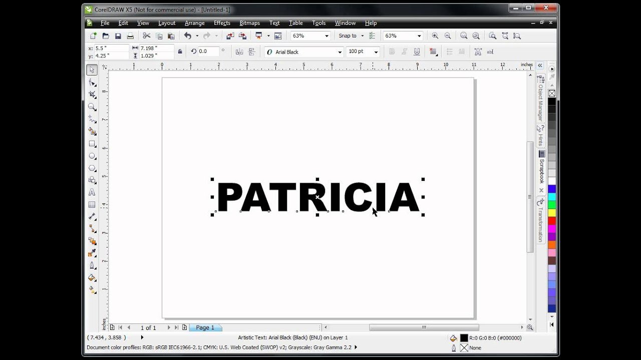 CorelDraw tutorial for scroll saw pattern designers. Lesson 003