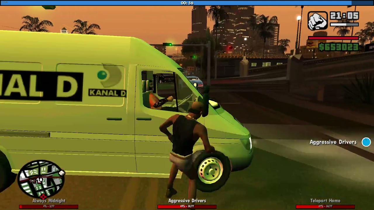 ne olduğu bilinmeyen kanal modlarla gta san andreas'in içinden geçiyor-bölüm 1