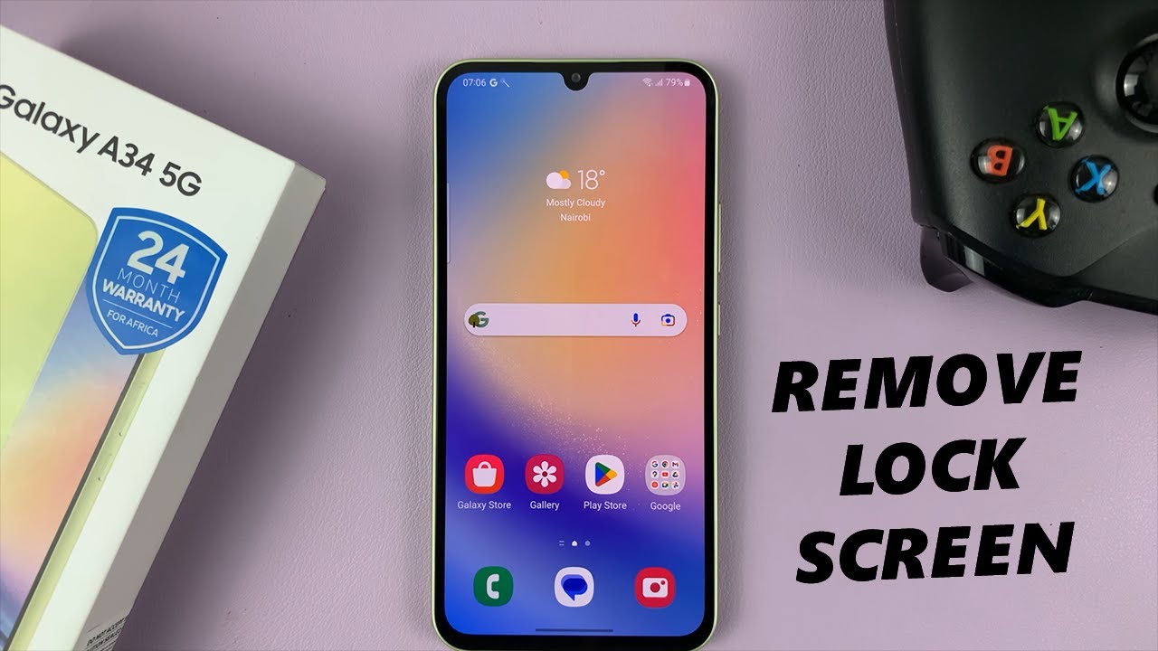 How To Remove Lock Screen Password, PIN or Pattern On Samsung Galaxy A34 5G