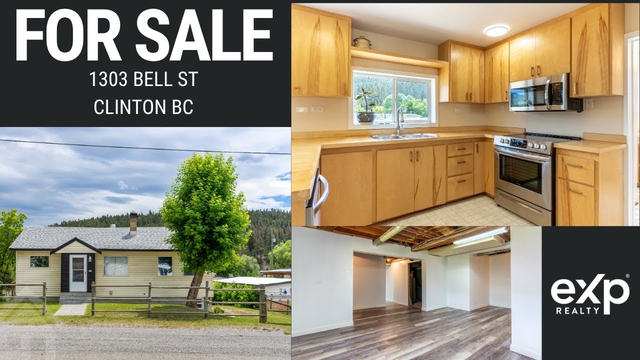 1303 Bell Street Clinton, BC, For Sale- See This Affordable Wheelchair Friendly Home Tour!