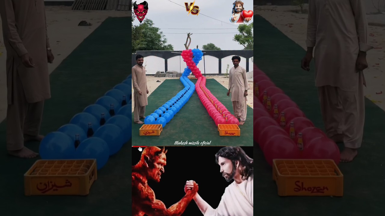 Jesus vs satans only God lovers 1% #respect #jesus #funny #f&eacute; #memes #viralvideo&hearts;️💯💯