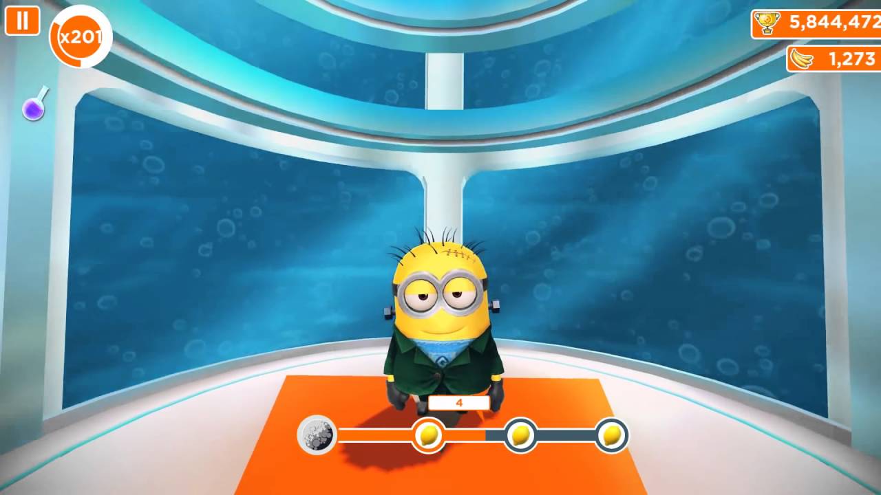Despicable Me 2  Minion Rush Vector Fortress LOCATION 365 Level Frankenstein Minion EVIL MINION