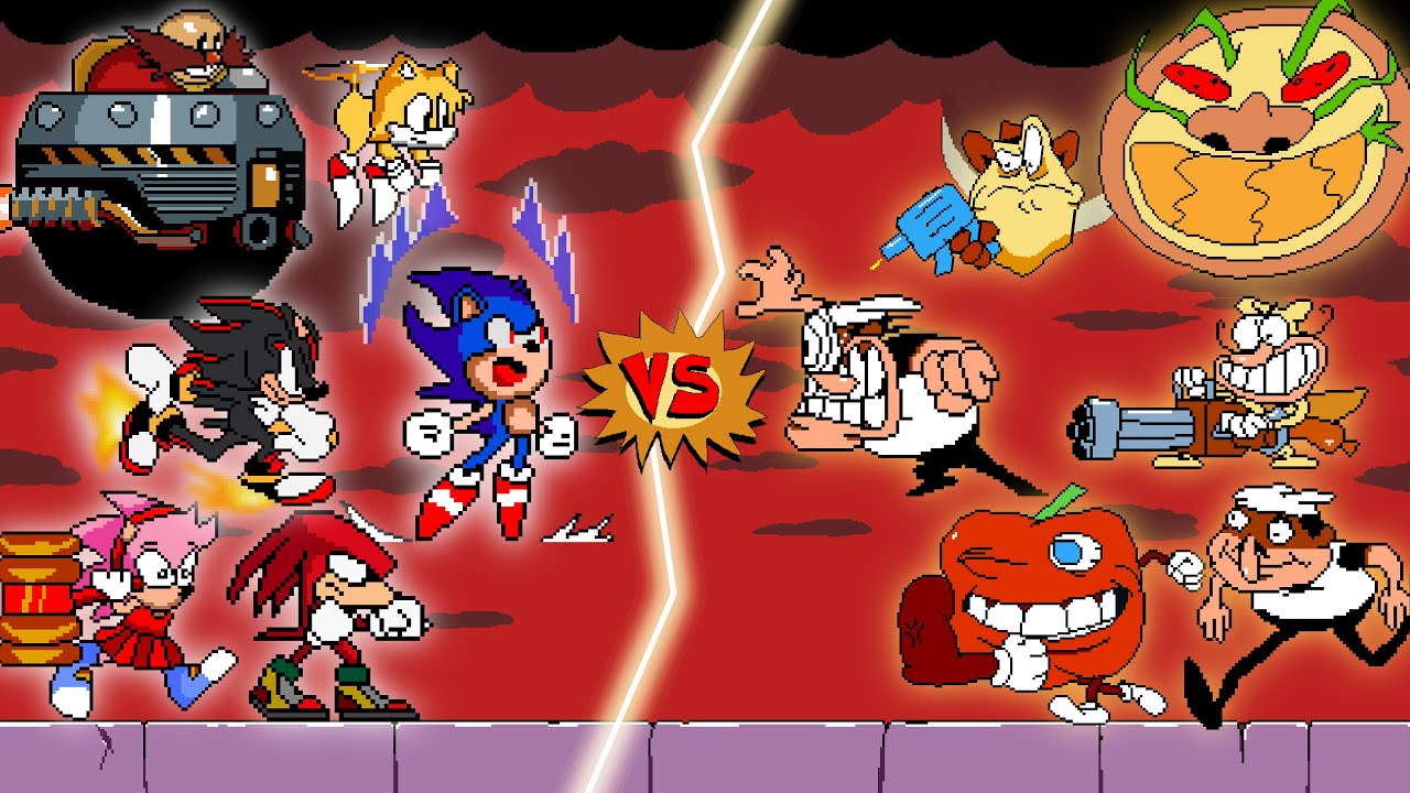 Perman: Team Pizza Tower VS Team SONIC
