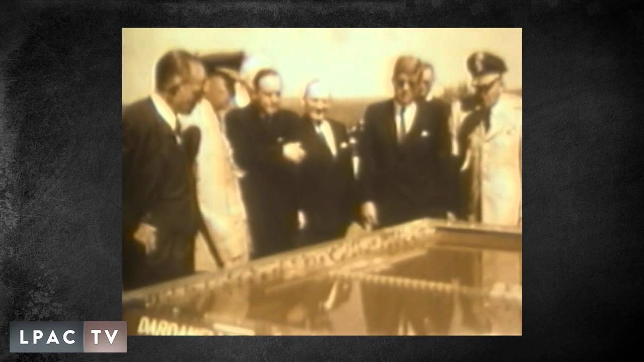 JFK the dedication of Greers Ferry Dam, in Heber Springs, AR