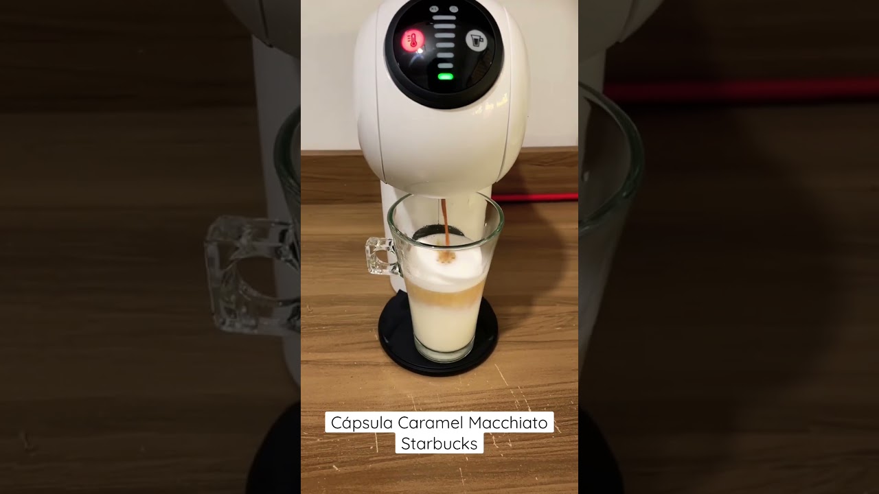 Olha essa perfei&ccedil;&atilde;o 😍 C&aacute;psula da Nescaf&eacute; Dolce Gusto de Caramel Macchiato da Starbucks