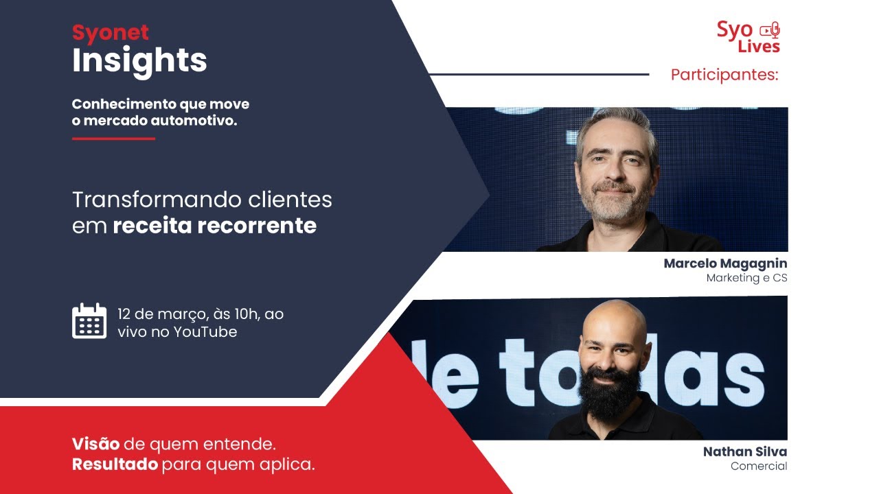 Syonet Insights • Transformando clientes em receita recorrente