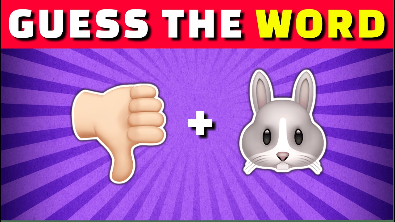 Guess the WORD By Emojis! 😎❓ | QuizArena 💡
