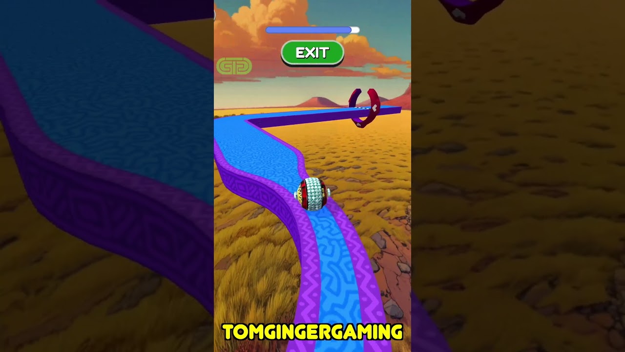 Забег на скорость в игре Going Balls, сложный уровень, гонка 286 #tomgingergaming #goingballs #sp...