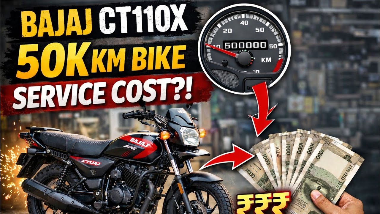 Bajaj ct110x Bike service after 50000km / this is we a a