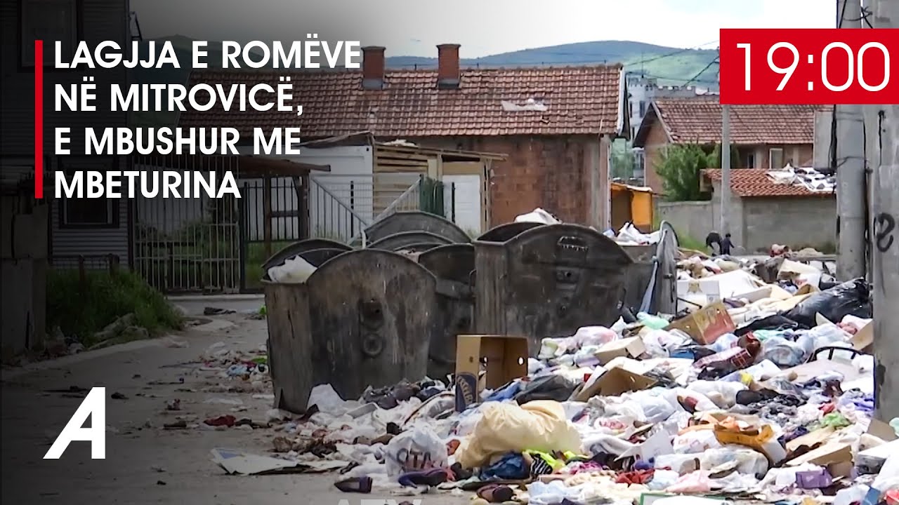 Lagjja e Romëve në Mitrovicë, e mbushur me mbeturina - ATV