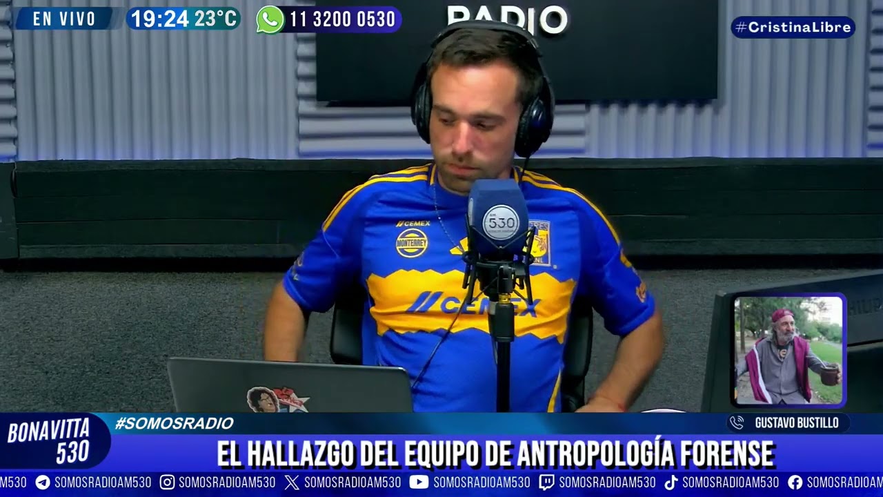 ENTREVISTA GUSTAVO BUSTILLO: EL HALLAZGO DEL EQUIPO DE ANTROPOLOGIA FORENSE - BONAVITTA 530