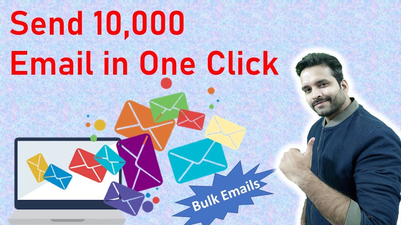 How to send email in bulk using mail-merge
