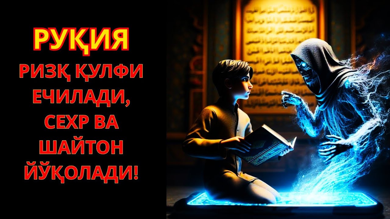 РУҲИЙ ҚАЛҚОН! СЕҲР, ҲАСАД ВА ЖИНДАН ҚУДРАТЛИ ҲИМОЯ ҚИЛИШНИНГ СИРИ!