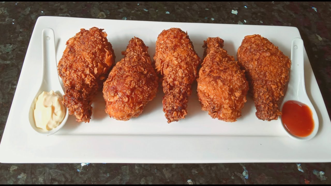 # دجاج كنتاكي في البيت بطريقة سهلة و ناجحة poulet KFC fait maison#