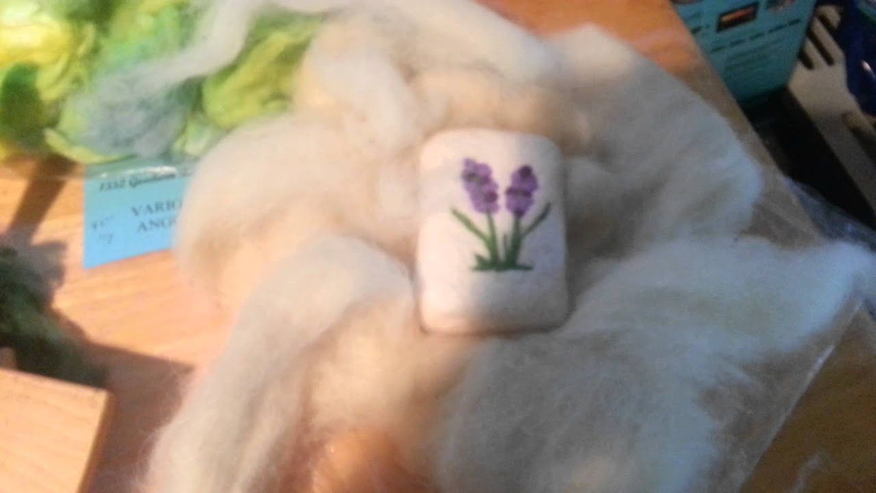 Felting soap supplies and fibers