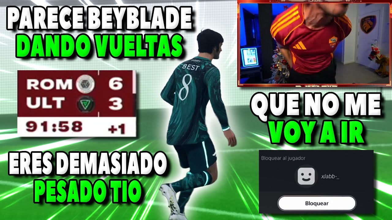 DjMaRiiO PIERDE por GOLEADA con EL RIVAL BEYBLADE | Lloros y Enfados FC 26