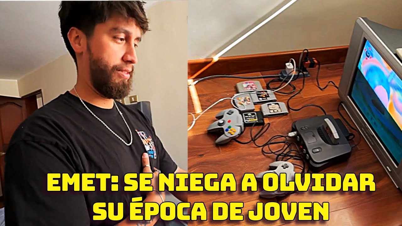 EMETSUKI MOSTRANDO EL NINTENDO 64 DE MATNAROK