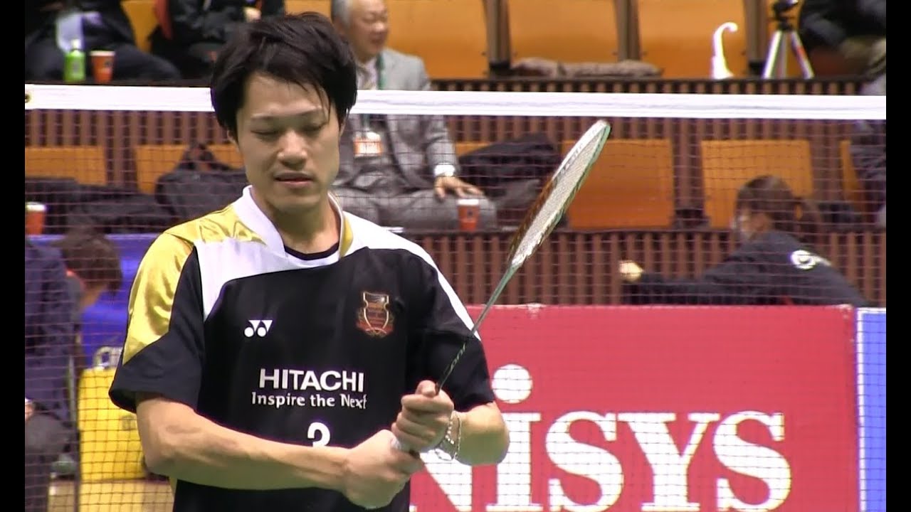 田児賢一 &times; 松川直弘 2nd バドミントン日本リーグ2012-1228