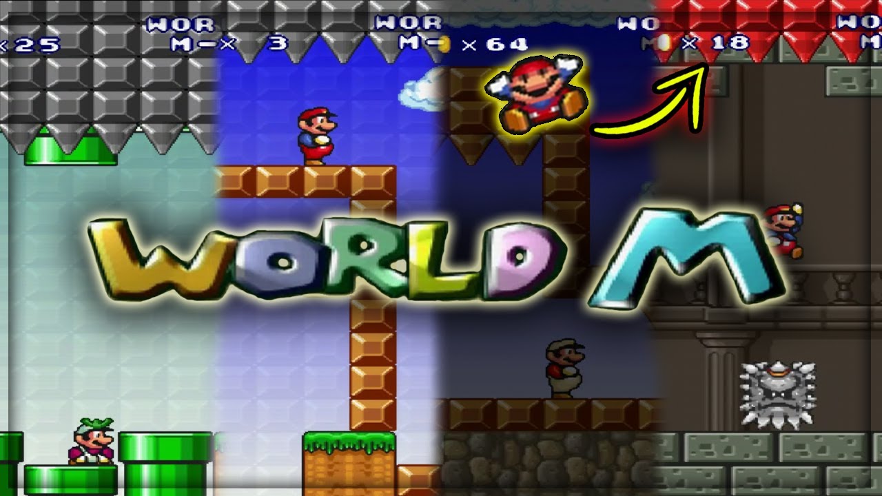 Mario Forever Letter Worlds Series | World M | WALKTHROUGH|1080p60