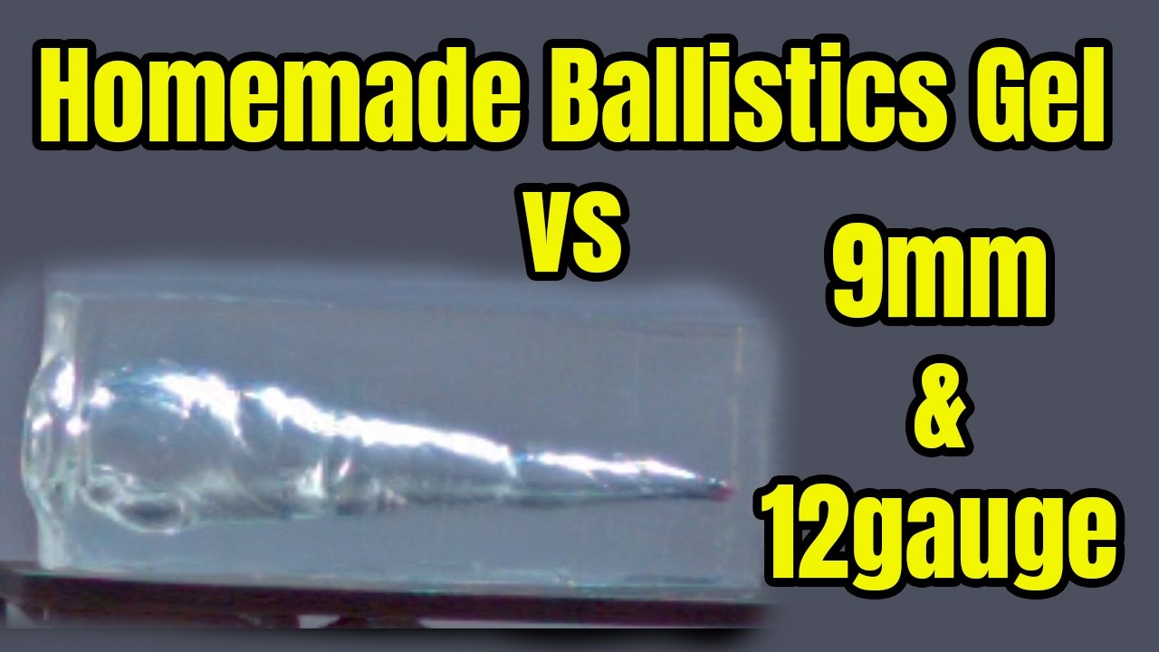How to make clear ballistics gel