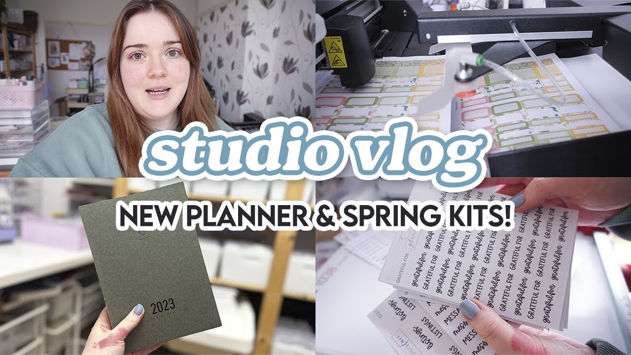 New Scripts, PR Freebie Change & Take A Note Planner! | STUDIO VLOG #101 | Plannerface