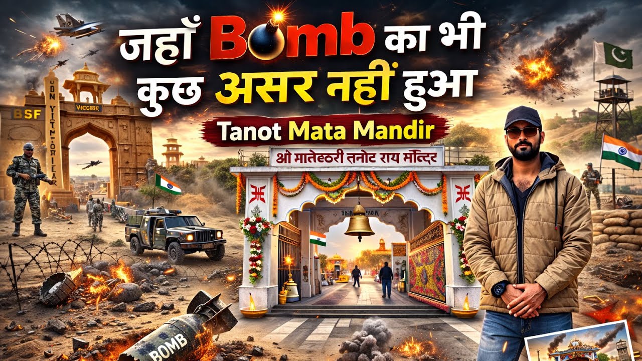Tanot Mata Mandir | Bomb भी कुछ नहीं कर पाए | Border Area Rajasthan