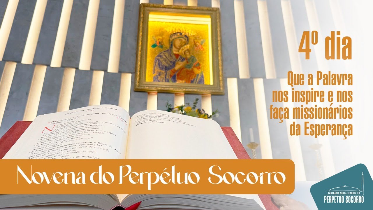 06h | Novena de Nossa Senhora do Perpétuo Socorro | AO VIVO | 4º dia - Fr. Andrey | 01/10/2025