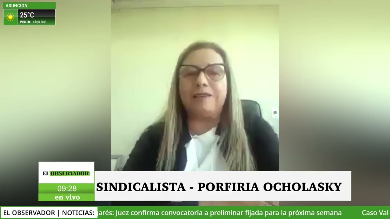 Porfiria Ocholasly. Secretaria General del SIFJUPAR. 📻