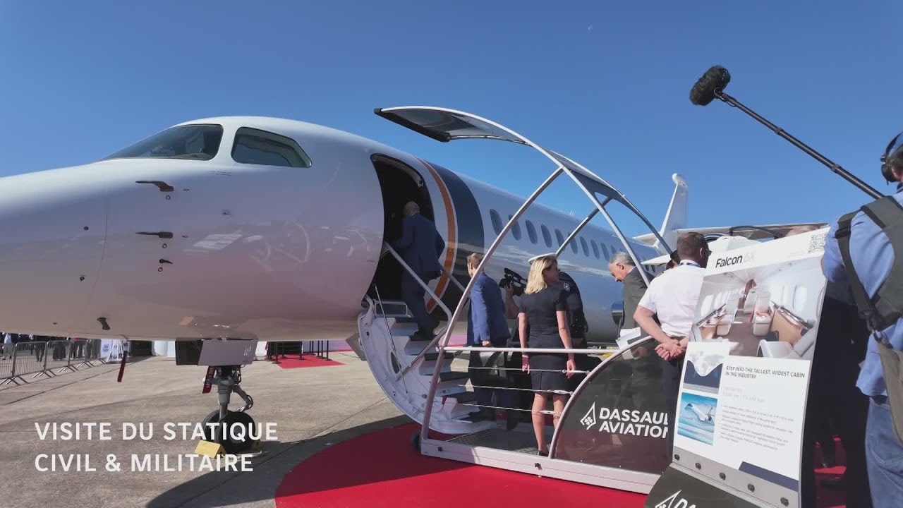 Visite du Statique civil et militaire - Salon du Bourget 2025 - Dassault Aviation