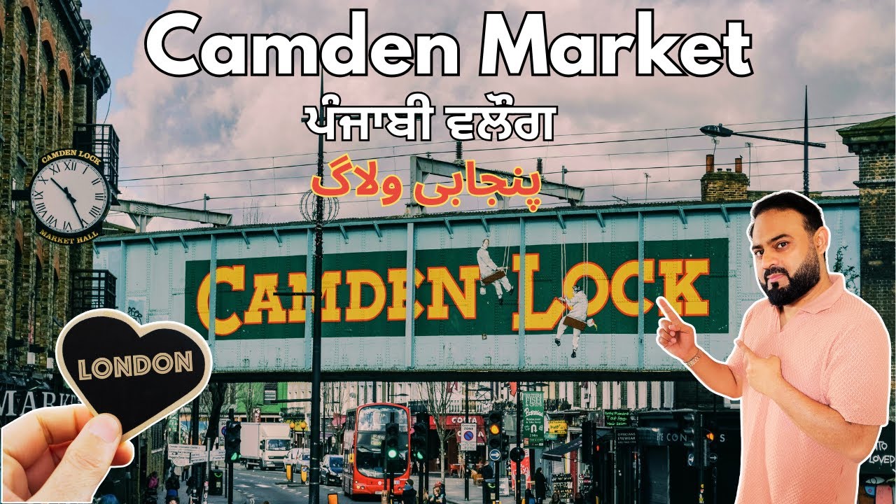 Camden Market London Food Tour | London Vlog Punjabi 🇬🇧