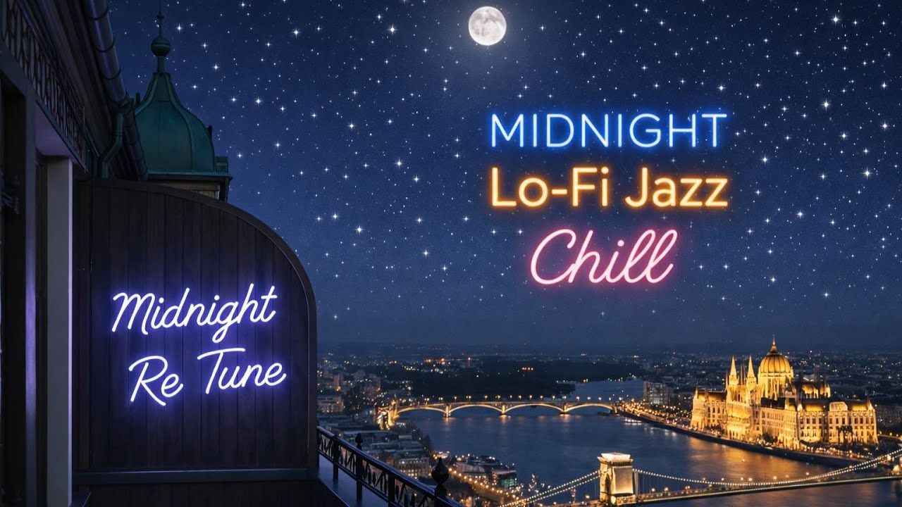 Midnight Lo-Fi Jazz Chill || Calm Night Music for Work & Study | Midnight Re Tune