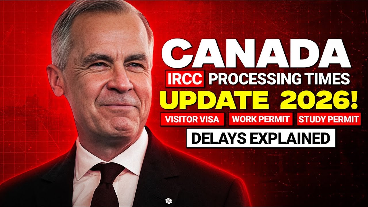 Canada IRCC Processing Times Update 2026 | Visitor Visa, Work Permit & Study Permit Delays Explained