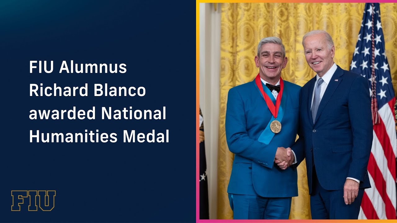 FIU Alumnus Richard Blanco awarded National Humanities Medal