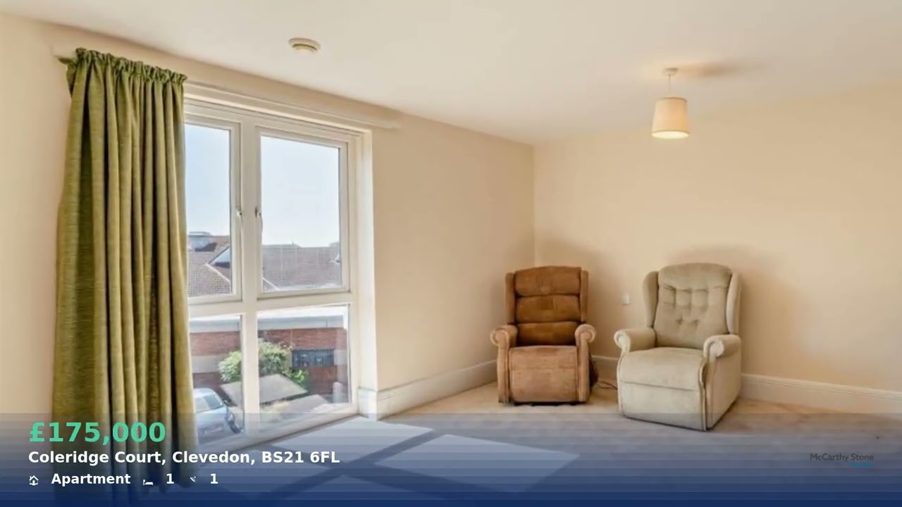 1 Bed Apartment For Sale in Clevedon  175,000 